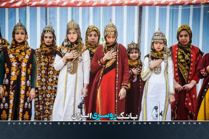 از سربند تا چارقد ترکمنی