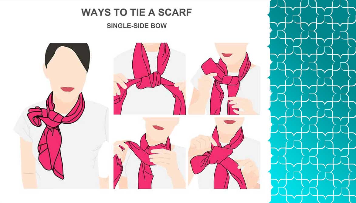 روش جدیدی برای بستن روسری